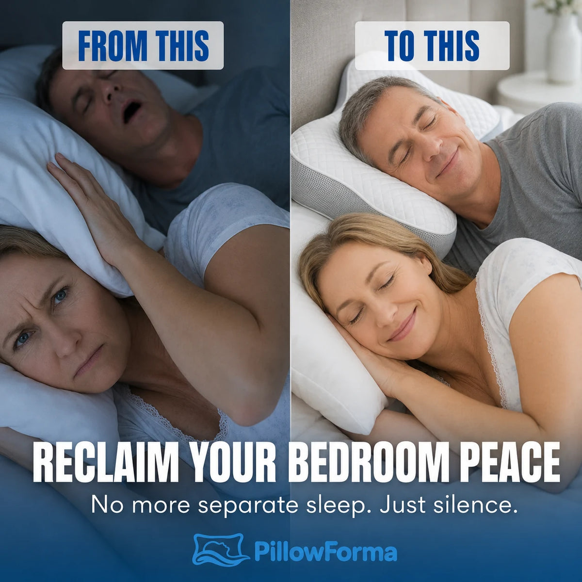 PillowForma™ Anti-Snore Ergonomic Pillow
